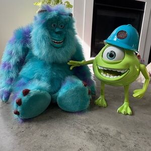 Disney Pixar Monsters Inc Sulley & Mike Interactive Talking Toys Rare